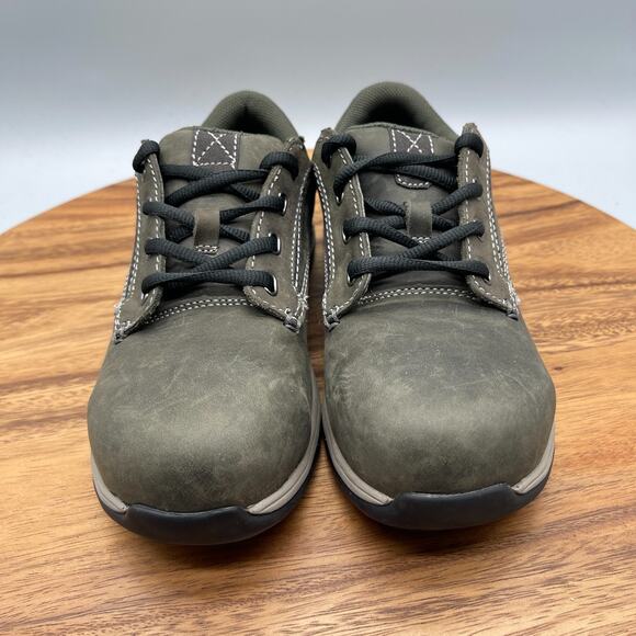 Red Wing Shoes Women Size 5 B Green Leather SD Safety Toe Work 2307 Sneakers - Picture 2 of 8